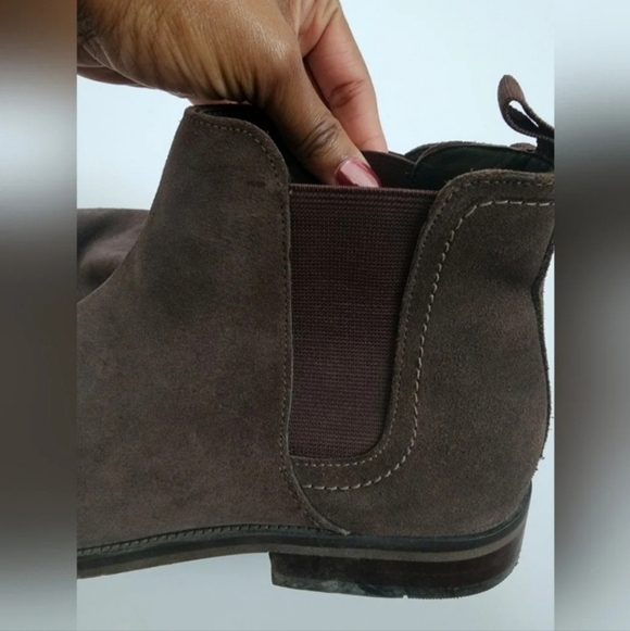 Section X Suede Chelsea Boots Brown Slip On Ankle Boot Size 12 main image 5